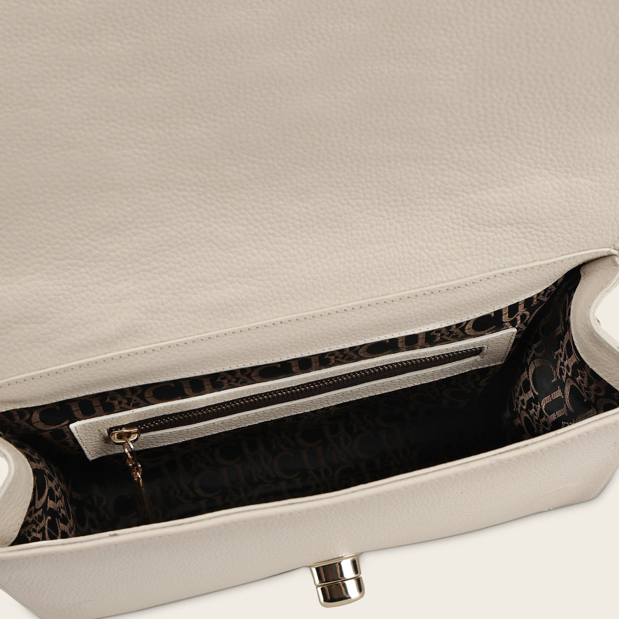 Bolso Cuadra Taupe Arabella