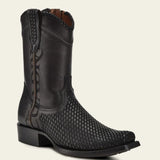 Bota Vaquera Cuadra Crust Tokio Gris