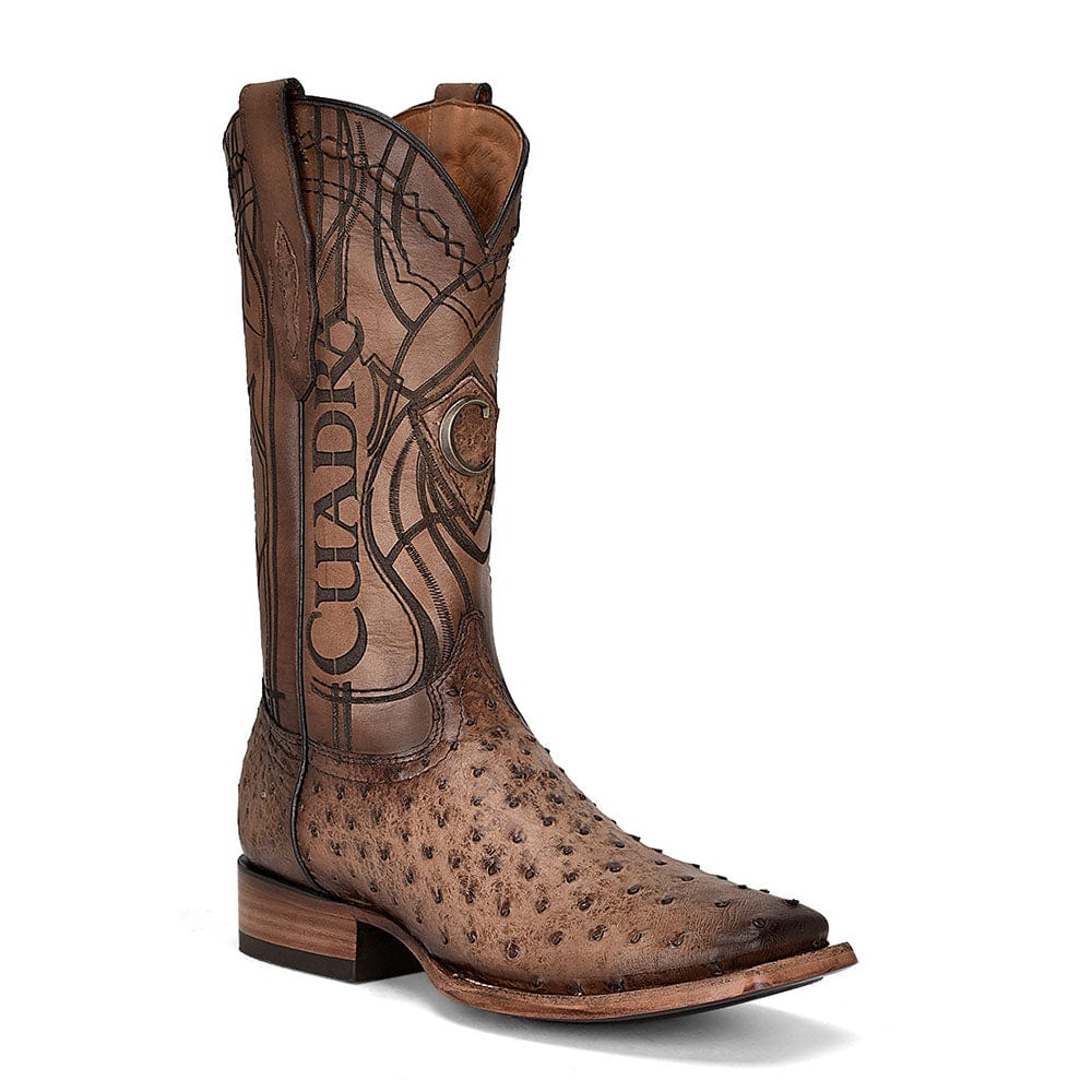Bota Vaquera Cuadra Grecia Cafe Para Hombre | 3Z2LA1 – Botines Charros LLC