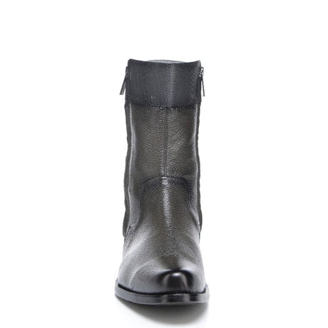 Botin Franco Cuadra Dubai Negro/Verde