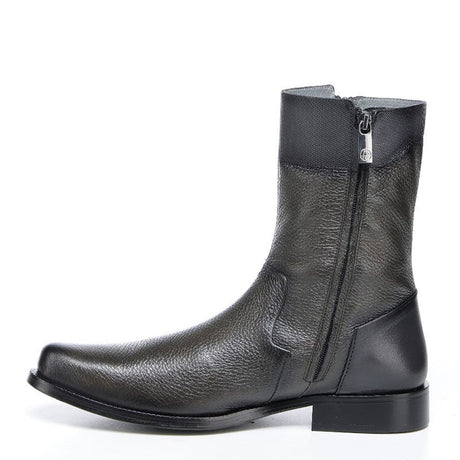 Botin Franco Cuadra Dubai Negro/Verde