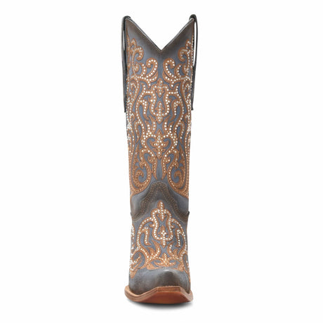 Bota Casual Blue / Honey Embroidery & Crystals