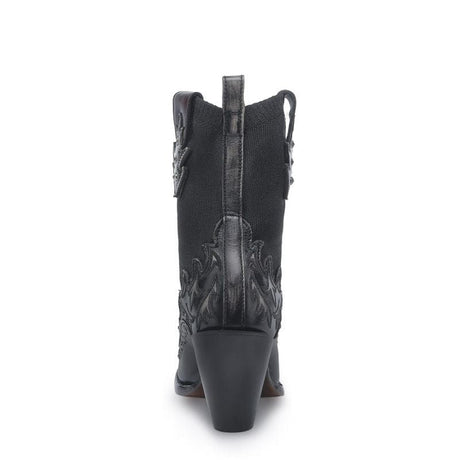 Botin Casual Velvet Gun Negro