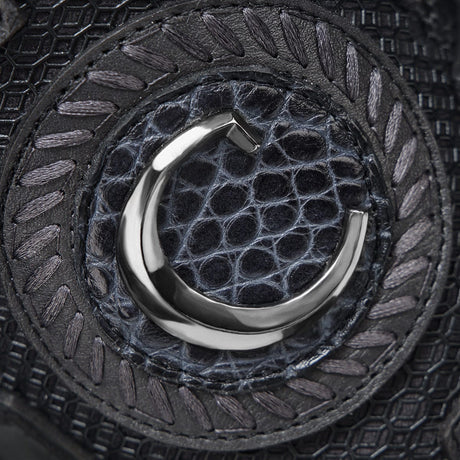 Bota Vaquera Cuadra Rastro Azul