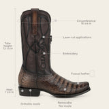Bota Cuadra Brown Revenant Caiman