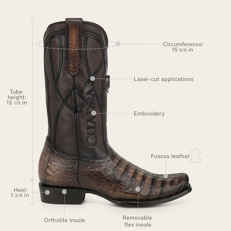 Bota Cuadra Brown Revenant Caiman