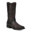 Bota vaquera Cuadra Insignia Caimán Chocolate – vista lateral