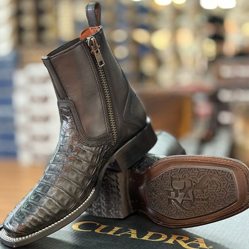 Botines Vaqueros Botas Establo Punta Cuadrada Botines Vaqueros