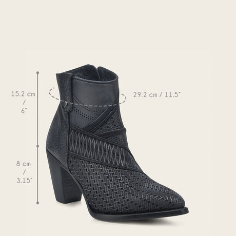 Botin Casual Cuadra Shadow Negra