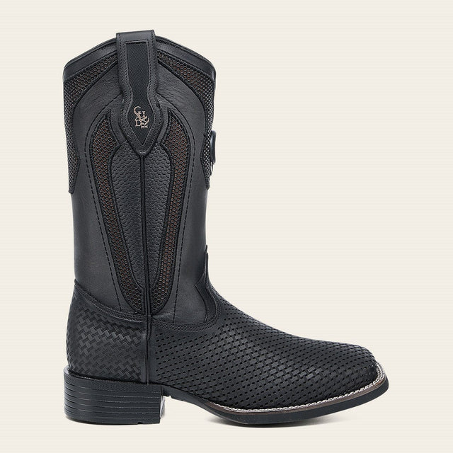 Cuadra Texas Forge Cowboy Boot – Black