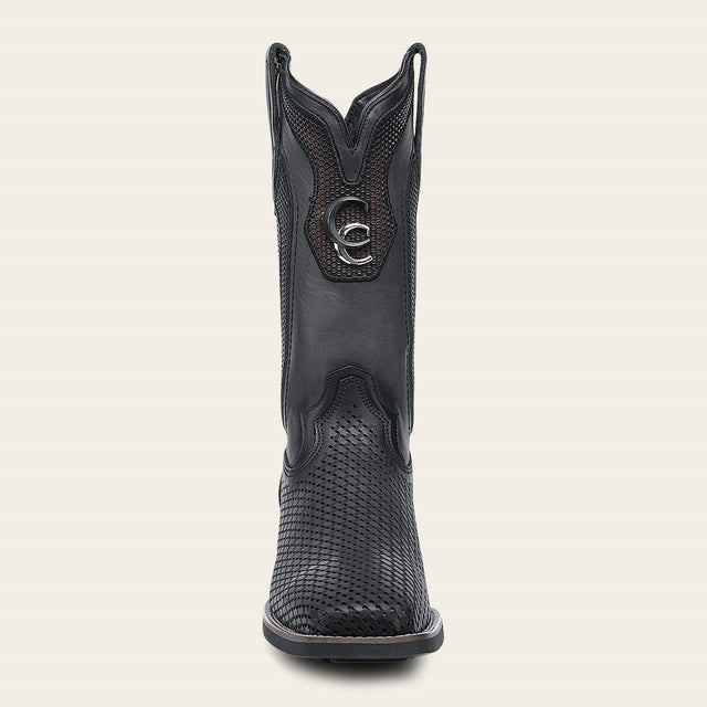 Cuadra Texas Forge Cowboy Boot – Black
