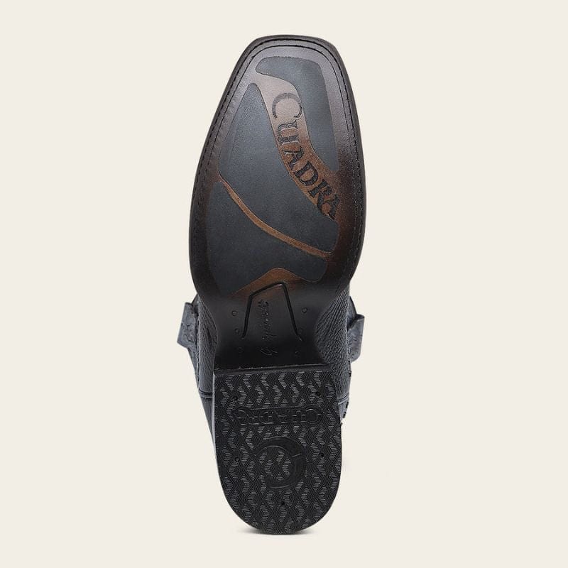 Bota Vaquera Rodeo Bovino Negra