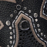 Bota Vaquera Rodeo Bovino Negra