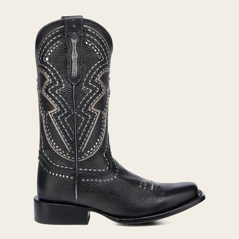 Bota Vaquera Rodeo Bovino Negra