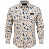 Camisa Rock & Roll Satin Snap White
