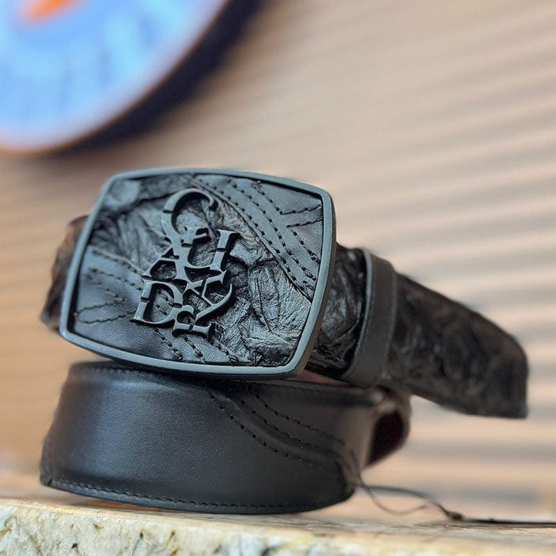 Cinturon Cuadra Pirarucu Negro