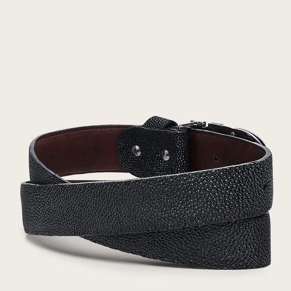 Cinturon Cuadra Perlas Negras