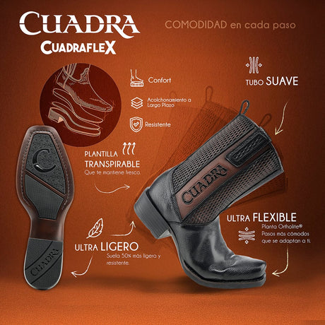 Bota Cuadra Sombra Indómita