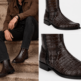 Bota Cuadra Caimán Gran Patrón Café