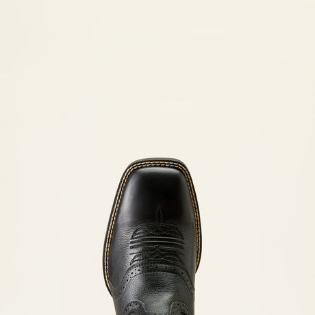 Bota vaquera Ariat Sport Western Wide Square Toe Black Deertan – punta