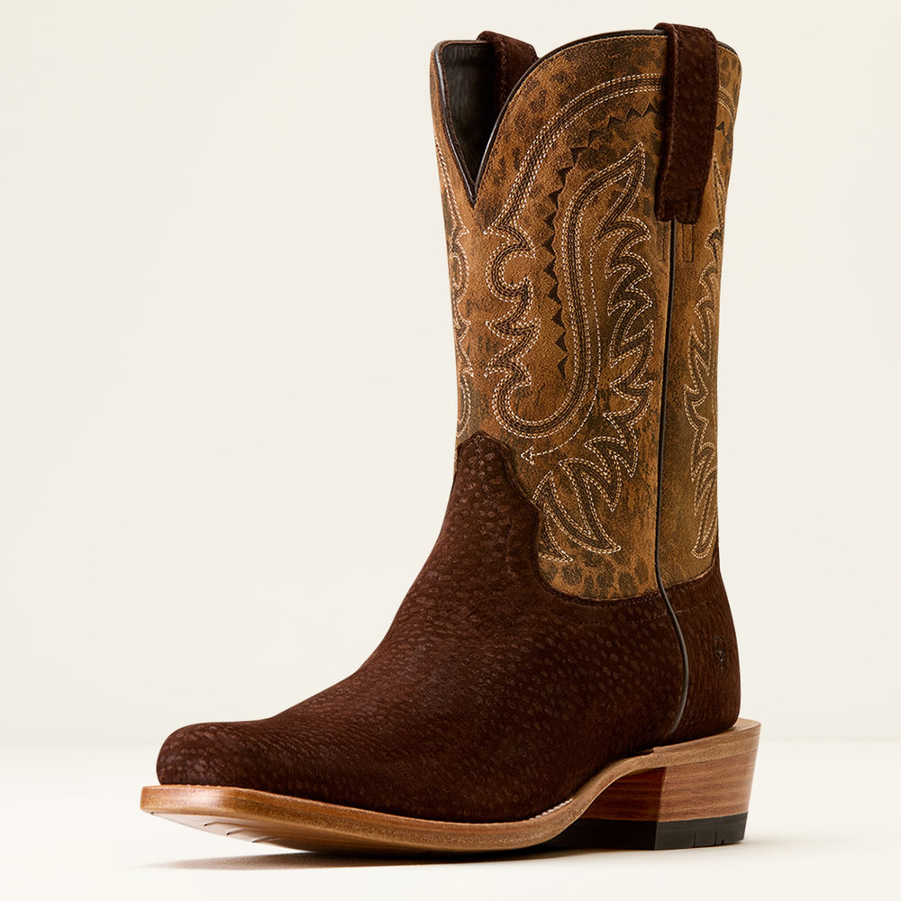 Bota Vaquera Ariat Futurity Smokehouse Café - tres cuartos 2