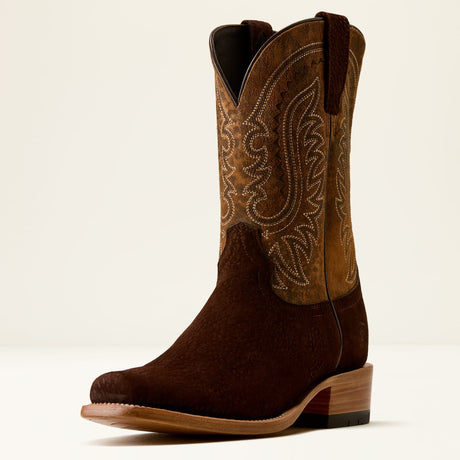 Bota Vaquera Ariat Futurity Smokehouse Café - tres cuartos