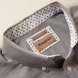 Camisa vaquera Ariat Randolph Fitted café para hombre – detalle 2