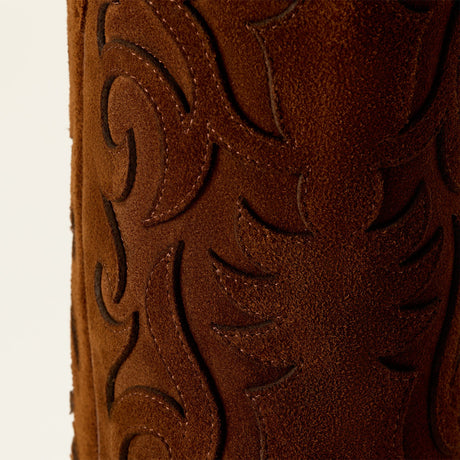 Bota Vaquera Ariat Vallie Gamuza Café - detalle 1