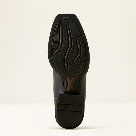 Bota Vaquera Ariat Round Up Negra - suela