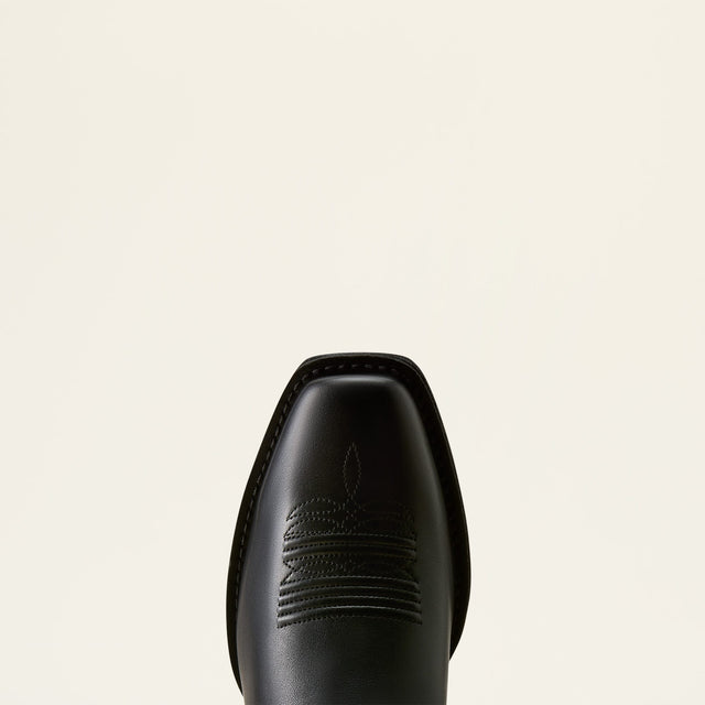 Bota Vaquera Ariat Round Up Negra - punta