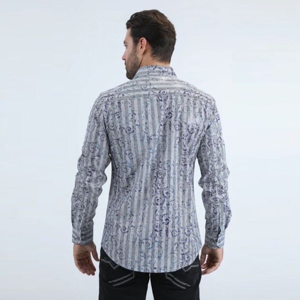Camisa Platini Foil Fashion Gris