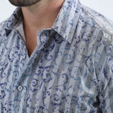 Camisa Platini Foil Fashion Gris
