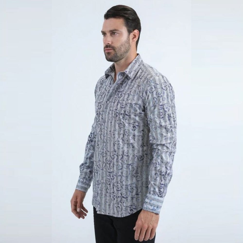 Camisa Platini Foil Fashion Gris
