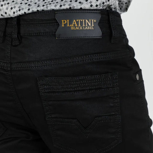 Pantalon Platini Black Relaxed Fit Stretch