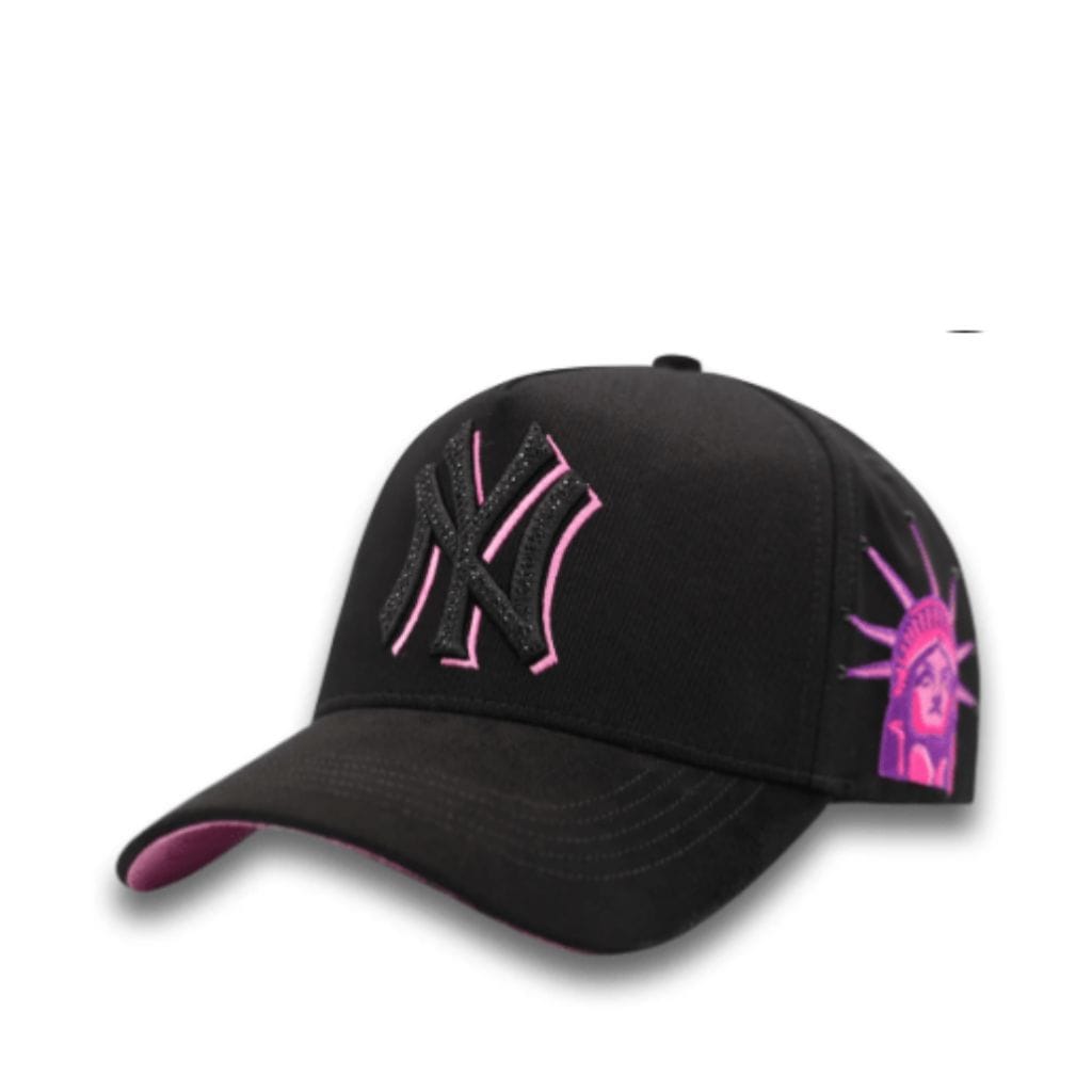 Gorra NY Negra/Rosa