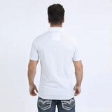 Camisa Platini Polo Modern Fit Stretch Blanca