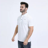Camisa Platini Polo Modern Fit Stretch Blanca