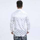 Camisa Platini Jacquard Modern Fit Blanca
