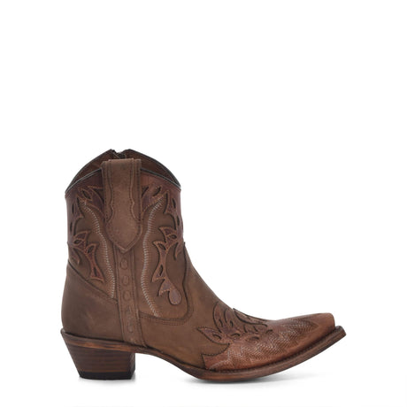 Botin Vaquero Cognac / Tabaco Embroidery