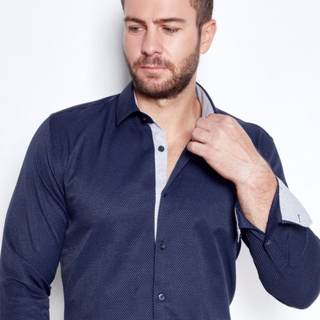 Camisa Vaquera Luxury Azul Oscuro