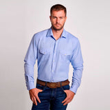 Camisa Vaquera Longrope Azul Cielo