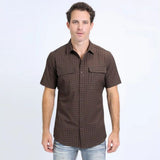 Camisa Platini Sleeve Aztec Cafe