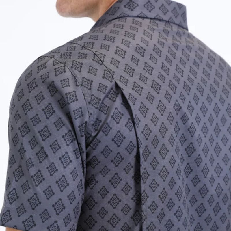 Camisa Platini Sleeve Aztec Rombos Negra