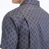 Camisa Platini Sleeve Aztec Rombos Negra