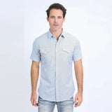 Camisa Platini Sleeve Aztec Negra/Blanca