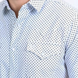 Camisa Platini Sleeve Aztec Negra/Blanca