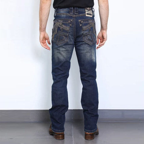 Pantalon Platini Holt Slim Azul Oscuro