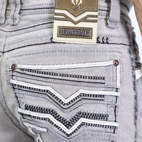 Pantalon Platini Holt Slim Gris