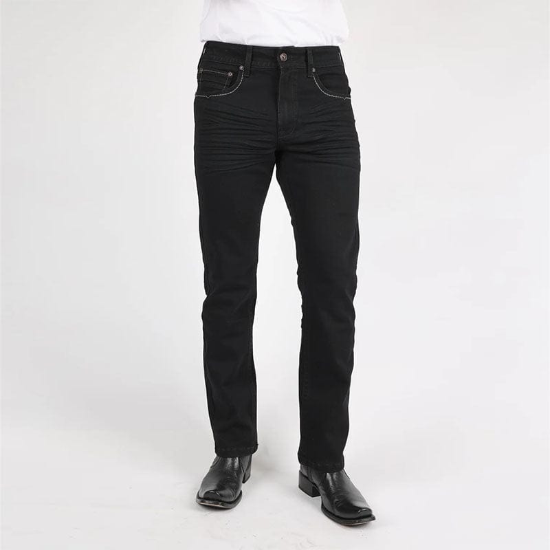 Pantalon Vaquero Black Boot Cut Para Hombre Platini – Botines