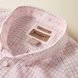 Camisa vaquera Ariat Wenzel rosa para hombre – detalle 3